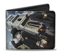Black Butler Wallet, Bifold, Black Butler Ciel and Sebastian Weston College House Heads, Vegan Leather
