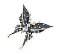 Black Butterfly Brooches For Women Versatile Fashion Accessories Unisex Fashion Brooches Resin Texture For Daily Commuting Outfit Accessory