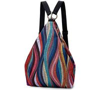 Black Butterfly Premium Backpack for Women, Bohemia Style Casual Daypack Backpack, Fashion, Light and Small, 50-multicolor