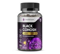 Black C, Superior 150mg Complex for Women with Added Red Clover for Hormonal Balance & Ovarian Function - 120 Tablets by HealthEssent