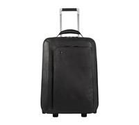 Black Cabin Bag with Laptop Compartment, female, Piquadro, Cabin Bags, Black, ONE SIZE, Suitcases ONE SIZE