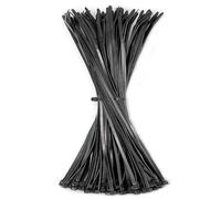 Black Cable Ties, Pack of 100, 300mm x 3.6mm Tie Wraps 12" Premium Nylon Zip Ties, Secure Self-Locking Mechanism, Multi-Purpose Plastic Tie Wraps, for Home,Office,Workshop and DIY (300 * 3.6mm)