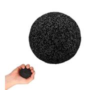 Black Callus Ball for Hand, Non-Sweat Moon Grip Ball Callus Rock for Skin Conditioning Building Grip Training Fidget Tool Anti-Sweat Anti-Slip Rock Climbing Strength Trainer