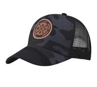 Black Camo Baseball Cap with A☆Y Embroidered Round Badge, Adjustable Hip Hop Hat for Outdoor Sun Protection and Streetwear Style, Tactical Camouflage Snapback