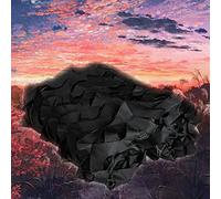 Black Camouflage Netting, Camo Netting Camouflage Net Bulk Roll Army Camouflage Netting Lightweight Camo Nets For Decorations, Hunting, Camping, Shooting, Car Cover, Sunshade, Party(Size:3mX8m)
