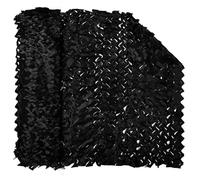 Black Camouflage Netting, White Camo Net for Shooting Hide, 2x4m 3x5m 4x6m Outdoor Camo Netting for Camping Party Decoration, Garden Fences, Roof & Forest Landscapes(Black,2 x 8 m)