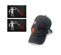Black Camouflage Seal Team Six Baseball Cap,Snapback Stretchable Hat Running/Fishing,Tactical Seals Hat+Patch (6,L)