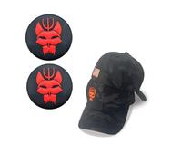 Black Camouflage Seal Team Six Baseball Cap,Snapback Stretchable Hat Running/Fishing,Tactical Seals Hat+Patch (2,L)