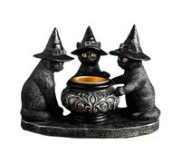 Black Candle Holder Animal Fall Festival Collectible Figurines