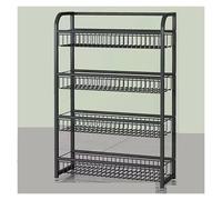 Black Candy Display Stand for Store, Countertop Showcase for Sweets & Chips, Supermarket Storage Basket (50x20x86cm) - Ideal for Shops & Cinemas