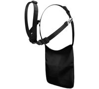 Black Canvas Anti-Mating Apron, Breeding Harness for Goats, Adjustable Buck Straps with Durable Double Layer Fabric, Anti-Mating Apron for Sheep Farm Animal Livestock Management
