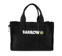 Black Canvas Beach Bag with Yellow Smile, unisex, BARROW, Bags, Black, ONE SIZE, Kids ONE SIZE