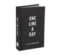 Black Canvas One Line a Day : A Five-Year Memory Book