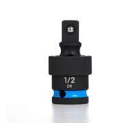 Black Canyon 1/2" Drive Impact Universal Joint, 2-1/2" Length, CR-MO Steel with Black Phosphate Finish, Dual-Hole & Groove Design, Secure Locking Mechanism
