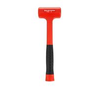 Black Canyon Dead Blow Hammer 1 LB (16OZ) Bounce-Resistant Rubber Mallet with Non-Slip Grip for Furniture Assembly, Metalworking & Automotive Repair