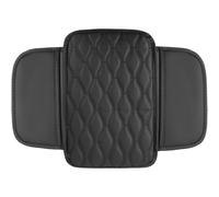 (Black) Car Center Console Cover | Storage Organizer Car Armrest Cover | Center Console Organizer Cushion, Armrest Storage Box PU Leather Arm Rest Cover, Car