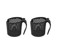 Black Car Cup Holder, Car Headrest Seat Back Organizer, Large Cup Holder Adapter For Car, Trucks, Drink Bottle Holders, Water Bottle Beverage Can Container With Hook, Easy To Install (2)