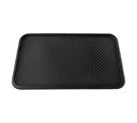 Black Car Front Dashboard Silicone Non-Slip Storage Catcher Pad Mat 200x128mm for Organising Small Items and Slip