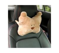 (black) Car Headrest Cartoon Cute Neck Pillow A Pair of Goddess Seat, Backrest