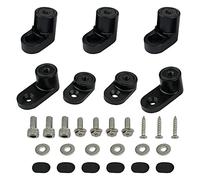 Black Car Rear Trunk Spoiler Wing Riser Lift Extension Kit for Focus ST Hatchback 4Dr 2013-2019 - 2016-2019