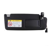 Black Car Sun Visor with Makeup Mirror Compatible with MK7 2013-2017 E-2019- For Passat B8 2016- Jetta MK7 2019- T-Cross Sportsvan(RIGHT)