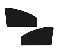 Black Car Window Sunshade Double Sides Protection Curtains Sun Shield Auto Cover Accessories Car Interior Protection(Front row 1 pair)
