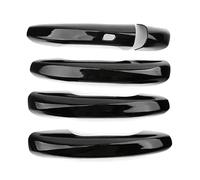 Black Carbon Fiber LHD Car Door Handle Cover Styling Accessories Stickers,Car Door Handle Protector,For Benz CLA/A-class/C-class/E-class/GLC/GLB