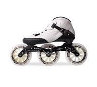 Black Carbon Fiber Speed Skates 3x110mm for Adult Men Women, Professional Inline Racing Skates, ABEC-9 Bearings PU Wheels for Outdoor Street & Fitness