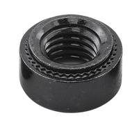 Black Carbon Steel M3 M4 M5 M6 M8 M10 Self-Clinching Insert Nutsert Nut Press Rivet Rivnut Slab 0.8mm-3.18mm(S-M8-1-1.4mm 10pcs)