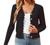 Black Cardigans for Women UK Women's Blouses & T-Shirts Casual Seamless Crewneck Tops V Neck Oversized Pullover Plain T-Shirts Tunic Fall Winter Ladies Tops Plus Size Clothing for Women