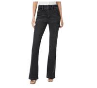 Black Cargo Trousers with Pockets and Double Buttons - female - PAIGE - Flare Jeans - Black - W29 - Jeans W29