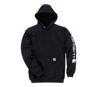 Black Carhartt Sleeve Hoodie With Logo Size 2XL