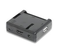 Black Case for Raspberry Pi Model 3 Plus) and Raspberry Pi Access to all Ports No assembly required! (Pack of 10)