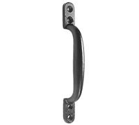Black Cast Iron Door Handle 150mm for Garden Door or Shed
