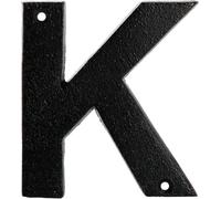 Black Cast Iron Door Letter K - Use For House and Flat Door Numbers or Signs