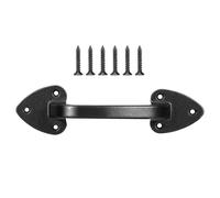 Black Cast Iron Gate Handle for Doors and Solid Wood Gates