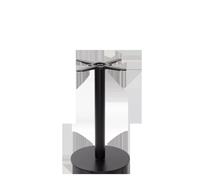 Black Cast Iron Round Table Base - Medium - Height - 730 mm netfurniture Black One Size