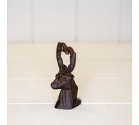 Black Cast Iron Stag Bottle Opener