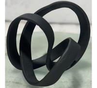 Black Cast Knot Ornament