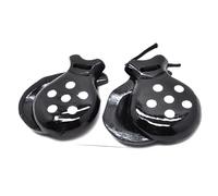 Black Castanets for Adults Black Castanets Castanets Spanish Castanets Traditional Spanish Colors Spain Souvenir Gift Hand Percussion