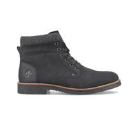 Black Casual Closed Booties- male- Rieker- Lace-up Boots- Black- 9 UK- Shoes 9 UK