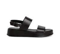 Black Casual Open Flat Sandals - female - Tamaris - Flat Sandals - Black - 5 UK - Shoes 5 UK