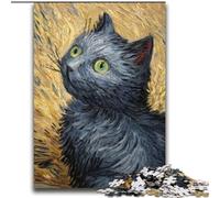 Black Cat 2000 Piece Jigsaw Puzzles, Challenging To Complete But Fun And Humorous Birthday Present, Gifts, Wall Art (70x100cm)