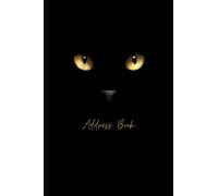 Black Cat Address Book for Cat Lovers: Keep track of your contacts and addresses with this cute black cat address book!
