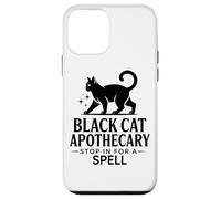 Black Cat Apothecary Stop In For A Spell Case for iPhone 12 mini