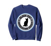 Black Cat Appreciation Society Logo Apparel Cute Feline Sweatshirt