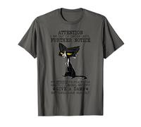 Black Cat Attention I Am Out Of Order Until Further Notice T-Shirt