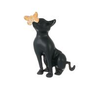 Black cat bite bow brooch cute little dog animal chest flower simple and versatile