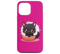 Black Cat Book Lover Reading Easily Distracted By Books Cats Case for iPhone 13 Pro Max