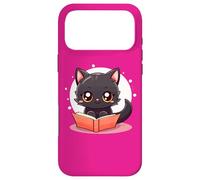Black Cat Book Lover Reading Easily Distracted By Books Cats Case for iPhone 17 Pro Max